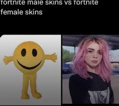 fortnite male skinds vs fortnite female skins